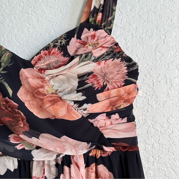 Asos•Sleeveless Floral Evening Party Midi Dress - Picture 2 of 12